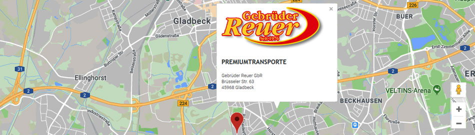 PREMIUMTRANSPORTE Gladbeck GoogleMap